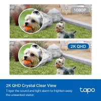 Mrežna nadzorna kamera TP-LINK Tapo C420S1, Tapo H200 Hub, 2K, baterijska, vanjska, WiFi, senzor pokreta, noćno snimanje