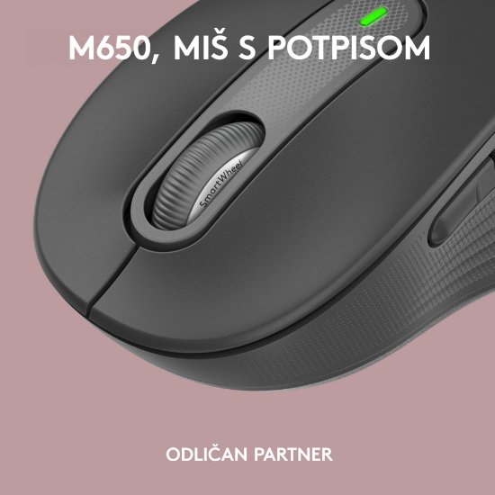 Tipkovnica LOGITECH K950 Signature Slim, bežična, Bolt Receiver USB, crna