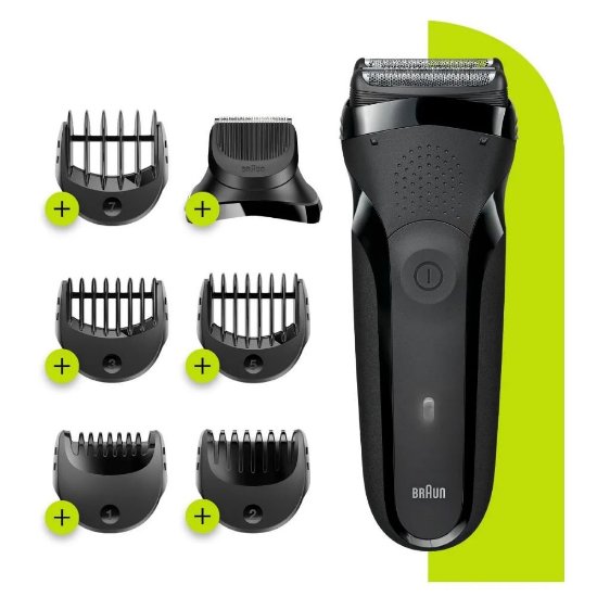 Aparat za brijanje BRAUN S3 300BT, 3u1, crni