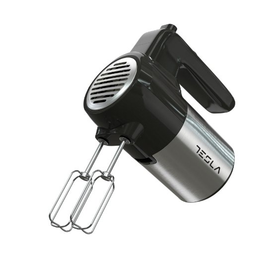 Mikser TESLA MX301BX, ručni, 300 W, 5 brzina, crni-inox