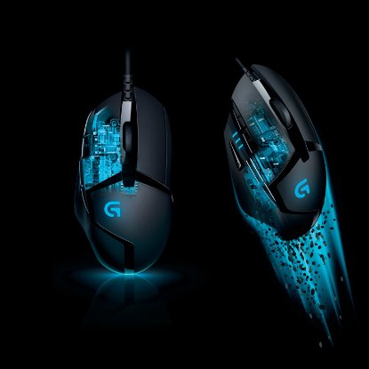 Miš LOGITECH Gaming G402 Hyperion Fury, DeltaZero, 4000dpi, crni, USB