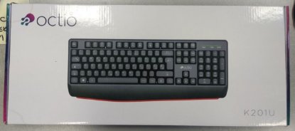 RABLJENI - Tipkovnica OCTIO K201U, crna, USB
