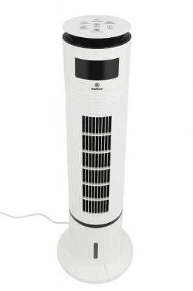 Ventilator HANQUE, samostojeći, s maglicom, 55 W, 4 l, daljinski upravljač, bijeli