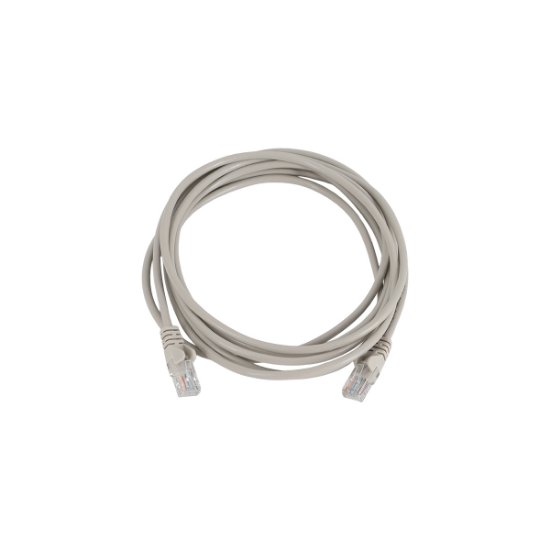 Kabel OCTIO, patch CAT5e, U/UTP, sivi, 3m