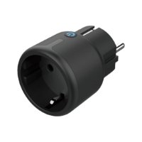 Bežična pametna utičnica DELTACO SH-P01M-B, 10A, LED indikator, timer, WiFi, crna