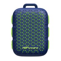 Slika Zvučnik HIFUTURE Pocket S, bluetooth, vodootporan, 5W, plavo-zeleni