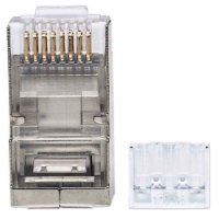 STP konektor INTELLINET CAT6A, RJ45, trostruki zupčasti terminal - 90 komada