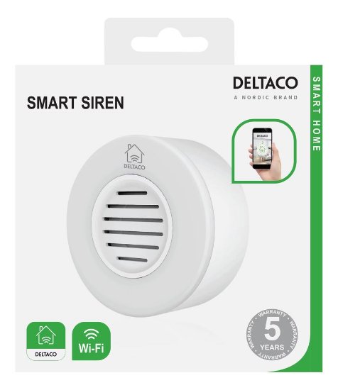 Pametna sirena DELTACO SH-SI01, WiFi, bijeli