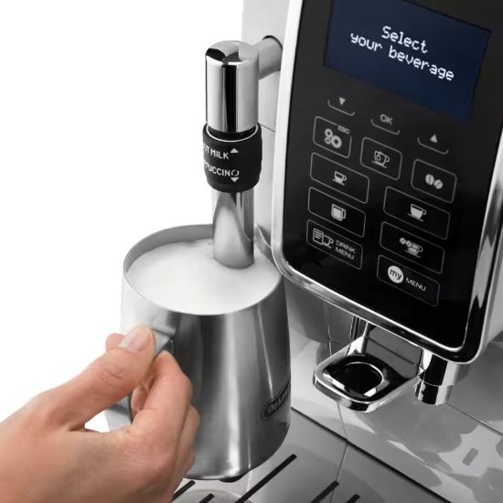 Aparat za kavu DE'LONGHI ECAM350.35.W, Dinamica, 1450W, 15 bara, 1,8 l, bijeli