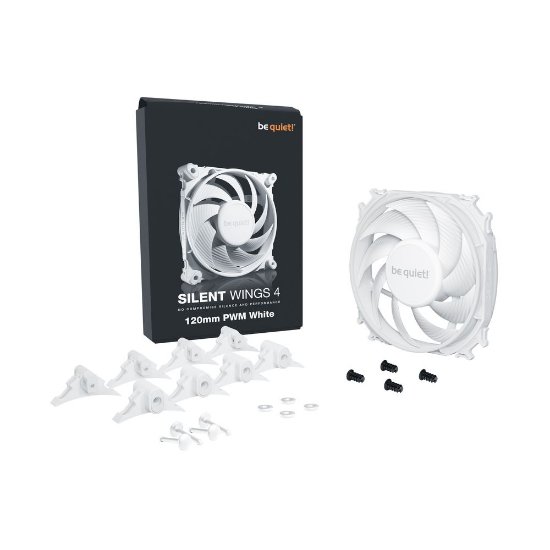 Ventilator BE QUIET Silent Wings 4, 120mm, 1600 okr/min, PWM, bijeli