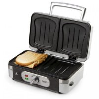 Toster DOMO DO9136C, 3u1, višenamjenski pekač, inox