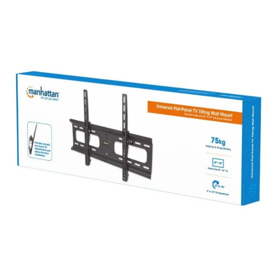 Nosač zidni za TV MANHATTAN 424752, 37"- 70", 75kg, nagibni