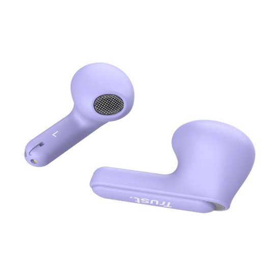Slušalice TRUST Yavi Earbuds, in-ear, ENC, bežične, ljubičaste