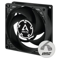 Ventilator ARCTIC P8 PWM PST, 80mm, 3000 okr/min, crni