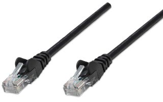 Kabel OCTIO, patch CAT6, U/UTP, crni, 1m