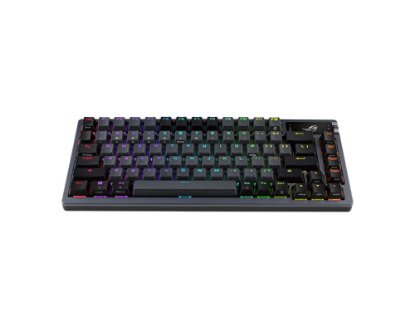 Tipkovnica ASUS ROG Azoth, RGB, mehanička, ROG NX Red switch, bežična, US Layout, crna, USB