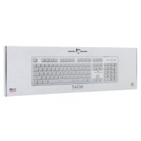 Tipkovnica WHITE SHARK GK-003241 Tachi, membranska, US Layout, USB, bijela