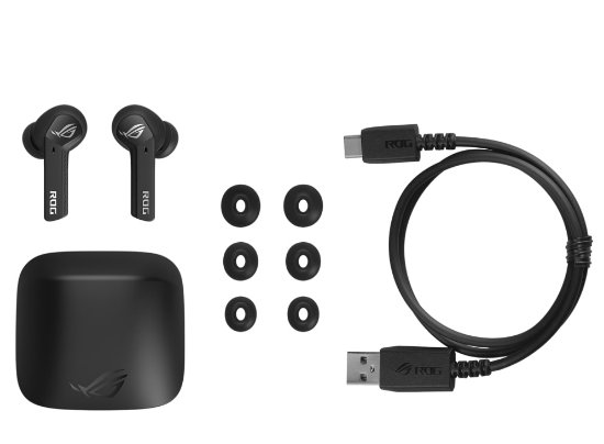 Slušalice ASUS ROG Cetra True Wireless, in-ear, crne