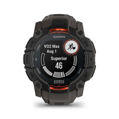 Pametni sat GARMIN Instinct 3 Solar 50mm, GPS, HR, pametne obavijesti, crni