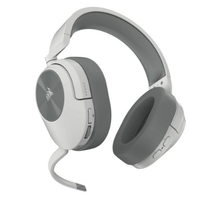 Slušalice CORSAIR HS55 Wireless, bežične, mikrofon, bijele