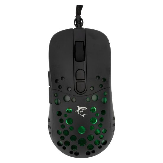 Miš WHITE SHARK Tristan 2, optički, 12800dpi, crni