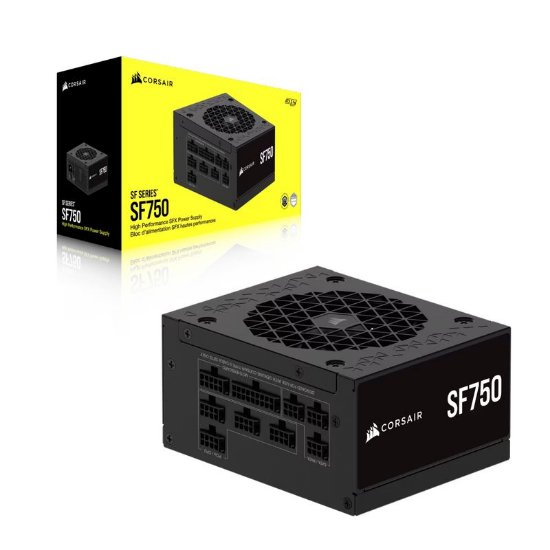 Napajanje 750W, CORSAIR SF750, CP-9020284-EU, ATX v3.1, 92mm vent., 80+ Platinum, modularno