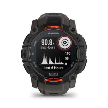 Pametni sat GARMIN Instinct 3 Solar 50mm, GPS, HR, pametne obavijesti, crni