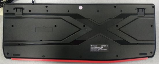 RABLJENI - Tipkovnica OCTIO K201U, crna, USB