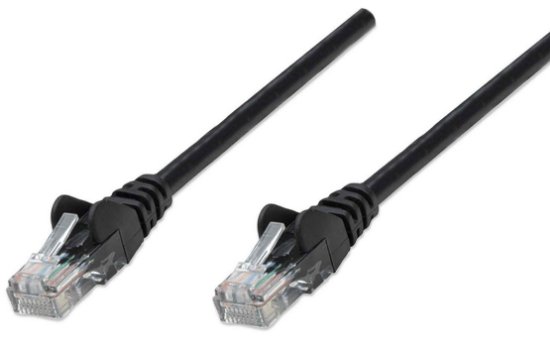 Kabel OCTIO, patch CAT6, U/UTP, crni, 10m
