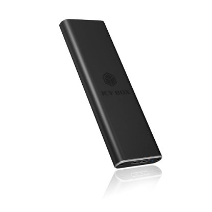 Eksterno kućište ICY BOX IB-183M2, M.2 SATA SSD, USB 3.0, crno