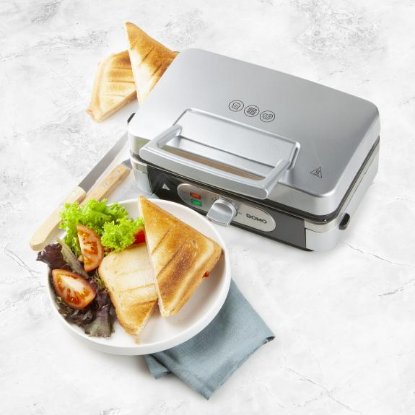 Toster DOMO DO9136C, 3u1, višenamjenski pekač, inox