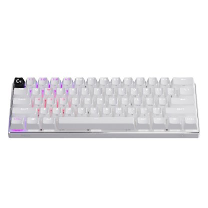 Tipkovnica LOGITECH Pro X 60 LIGHTSPEED, mehanička, bežična, RGB, bijela