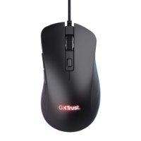 Miš TRUST GXT 924 Ybar+, RGB, optički, 25600dpi, crni