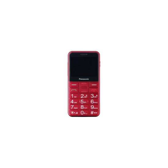 Klasični mobitel PANASONIC KX-TU155 EXRN, senior, crveni + punjač baza