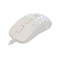 Miš WHITE SHARK Tristan 2, optički, 12800dpi, bijeli
