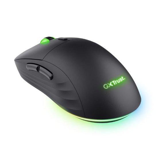 Miš TRUST GXT 927 Redex+, RGB, optički, bežični, 25600dpi, crni