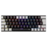 Tipkovnica WHITE SHARK GK-002112V2 Wakizashi-2, RGB, crveni switch, mehanička, UK/HR, crno-siva