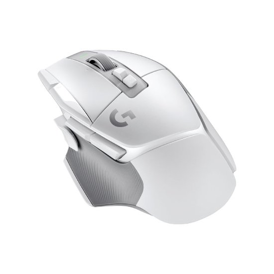 Miš LOGITECH Gaming G502 X Lightspeed, optički, 25000dpi, bežični, bijeli, USB