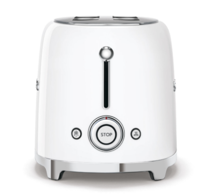 Toster SMEG TSF02WHEU, 2 utora, 1500 W, bijela