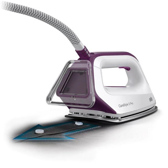Parna postaja BRAUN IS3155VI, 2400 W, 6,5 bara, 430 g/min, 2 l, ljubičasta