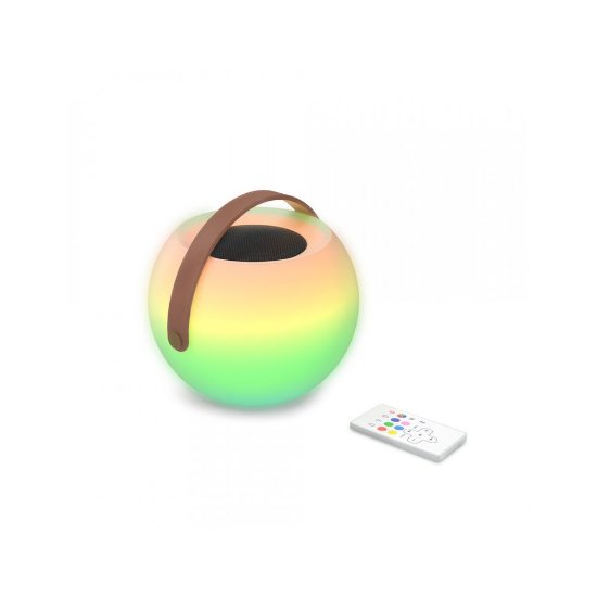 Stolna svjetiljka KSIX Bubble lamp, multicolor LED 7 boja, zvučnik 5W, daljinski upravljač