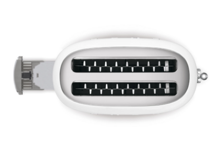 Toster SMEG TSF02WHEU, 2 utora, 1500 W, bijela