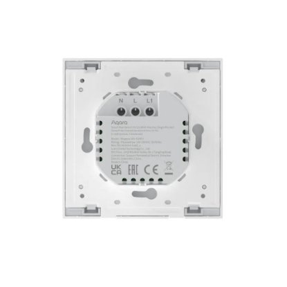 Pametni zidni prekidač AQARA Smart Wall Switch H1, s neutralnom žicom, bijeli