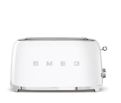 Toster SMEG TSF02WHEU, 2 utora, 1500 W, bijela