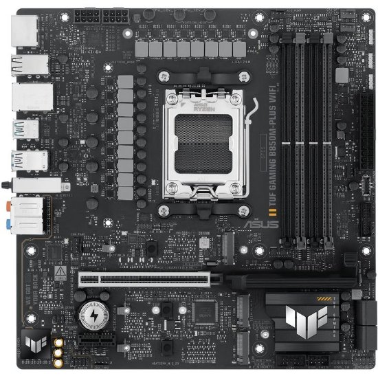 Matična ploča ASUS TUF B850M-Plus WIFI, AMD B850, DDR5, mATX, s. AM5