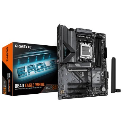 Matična ploča GIGABYTE B840 EAGLE WIFI6E, AMD B840, DDR5, WiFi, ATX, s. AM5