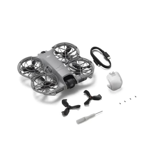 Dron DJI Neo 2, 4K kamera, 2-axis gimbal, vrijeme leta do 19 min, sivi, samo dron