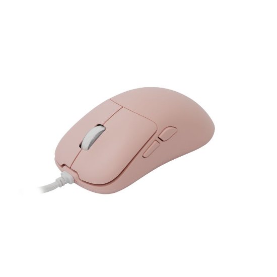 Miš WHITE SHARK Graphene, optički, 12400dpi, rozi