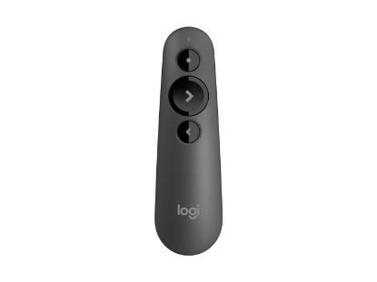 Prezenter LOGITECH R500s, laser, bežični, tamnosivi