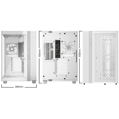 Kućište BE QUIET Light Base 600 LX, ATX, bijelo, bez napajanja